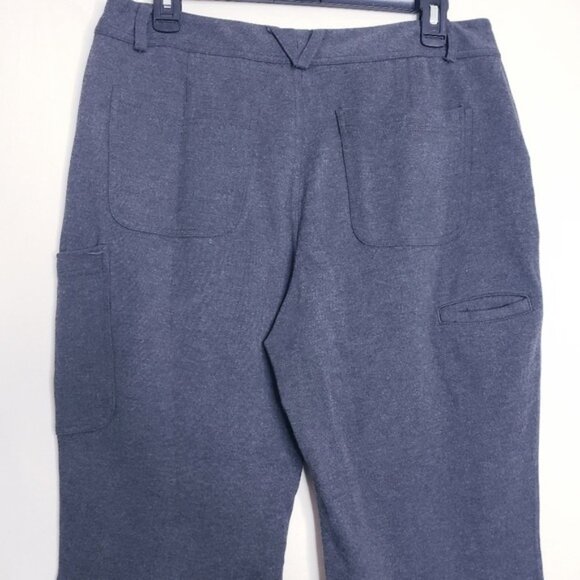 Duluth Gray Wearwithall Straight Leg Ponte Stretch Pants Women's Size 10 - Picture 6 of 10